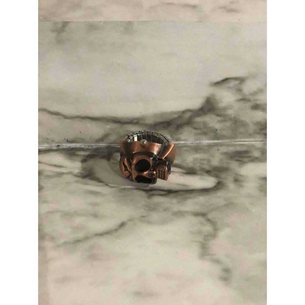 Skull Clock Ring